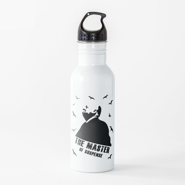 Alfred Hitchcock Portrait Water Bottle