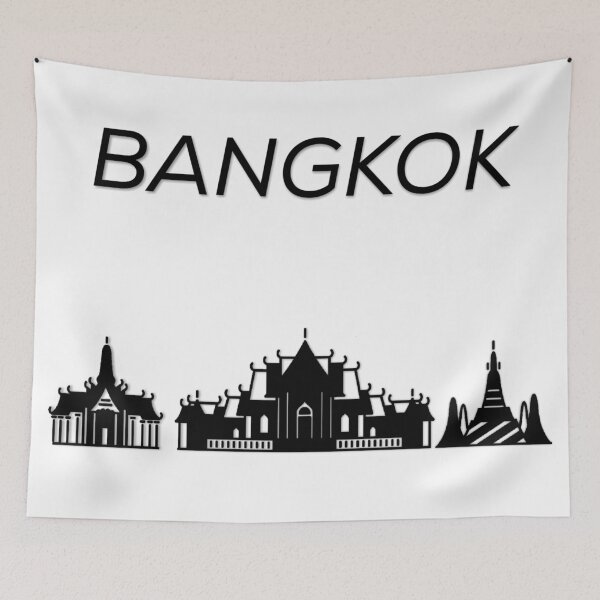 Item preview, Bangkok skyline, Thailand  designed and sold by marosharaf.