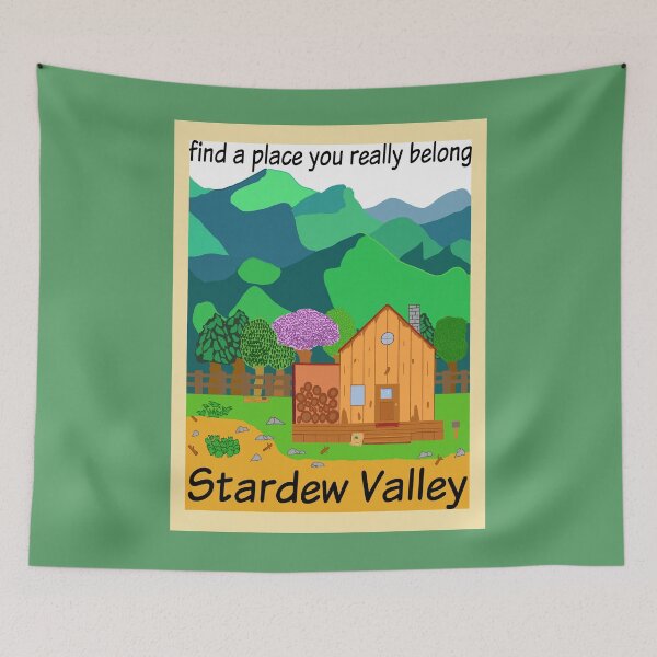 Item preview, Stardew Valley Starting home poster designed and sold by NeonCrabStudio.