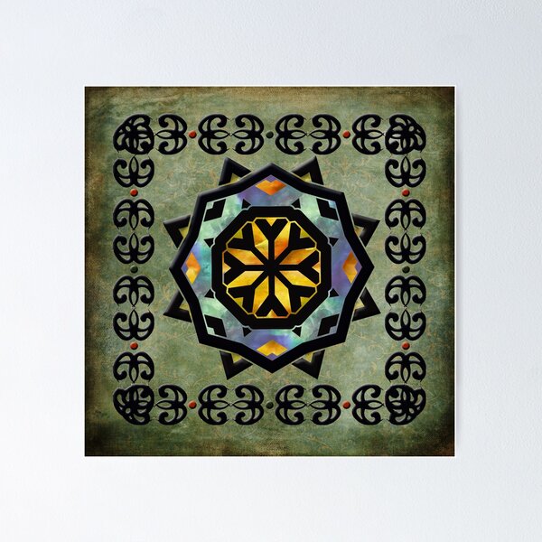 Item preview, Vintage Green Celtic Art designed and sold by GrimalkinStudio.