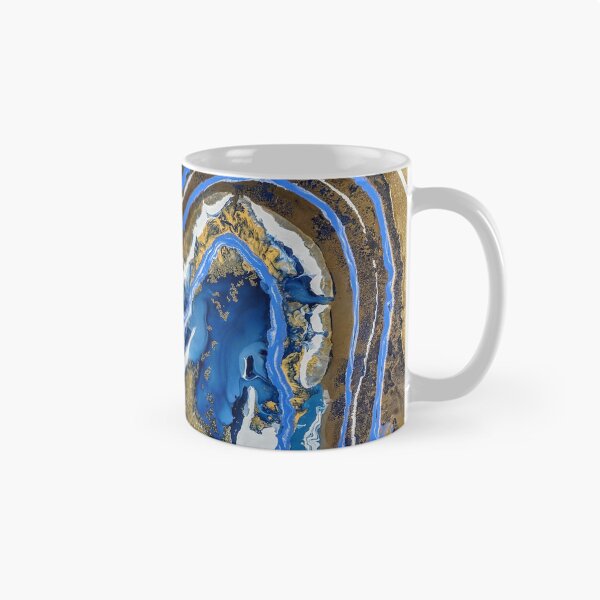 Item preview, Blue Gold Geode designed and sold by AmberELamoreaux.