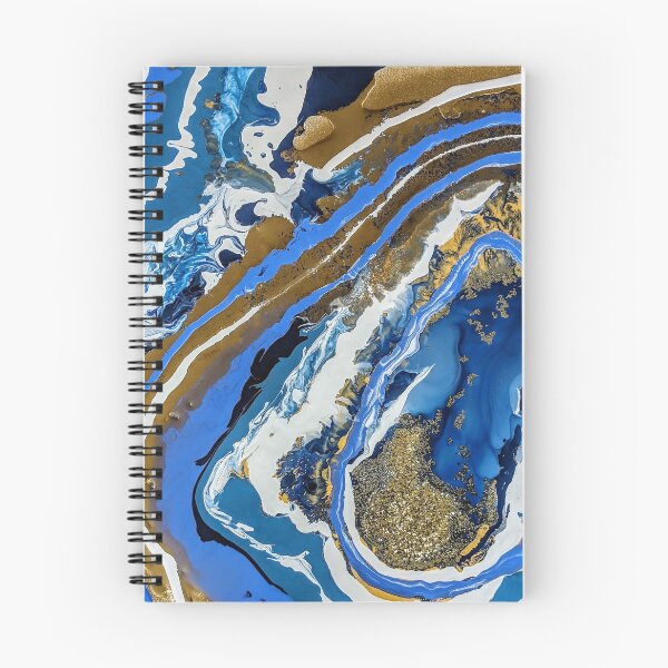 Item preview, Blue Gold Geode designed and sold by AmberELamoreaux.