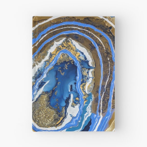 Item preview, Blue Gold Geode designed and sold by AmberELamoreaux.