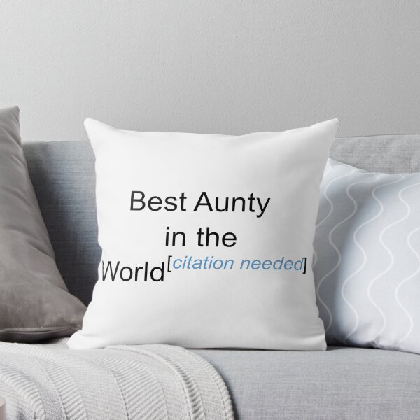Item preview, Best Aunty in the World - Citation Needed! designed and sold by lyricalshirts.
