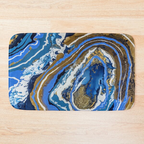 Item preview, Blue Gold Geode designed and sold by AmberELamoreaux.