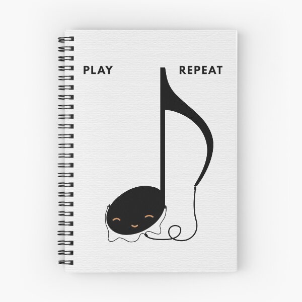 Item preview, Play Repeat - Note hears her favorite song designed and sold by Quentin1984.