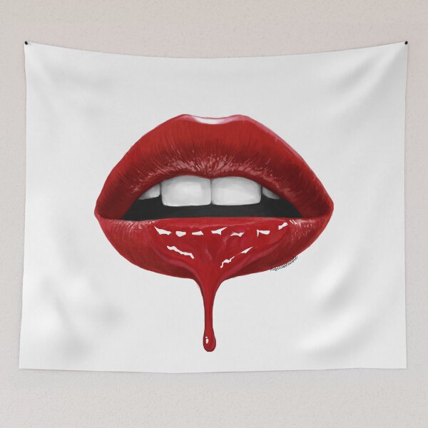 Item preview, Lip Drip Red Artwork designed and sold by GlowinUp Shop.