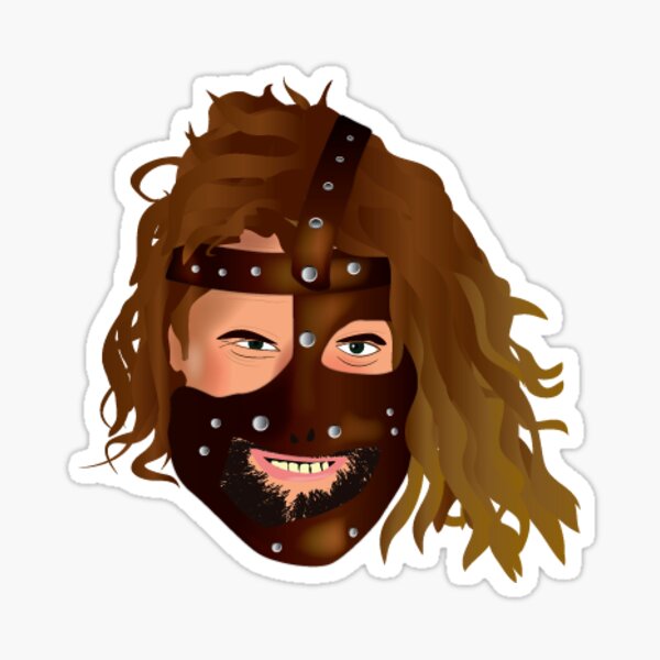Mankind Face Sticker