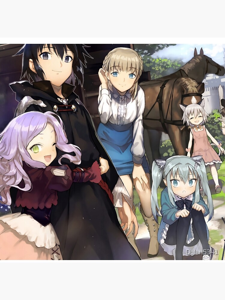 Death March to the Parallel World Rhapsody Anime News Network Light novel  Run Girls, Run!, Anime, black Hair, cartoon png | PNGEgg