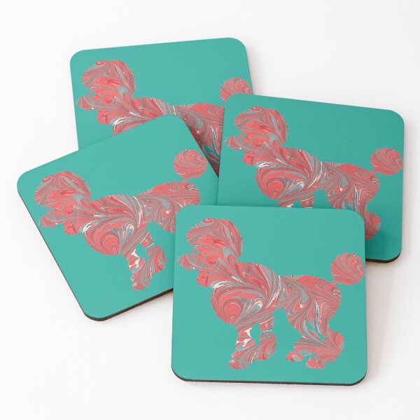 Item preview, Marbled Paper Poodle designed and sold by MarbleCloud.