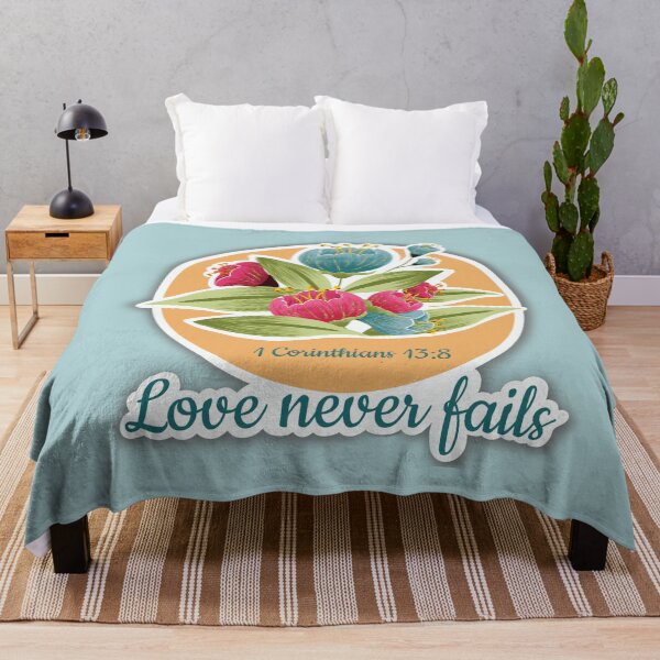 Item preview, Love never fails 1 Corintios13:18 designed and sold by Jwcraftic.