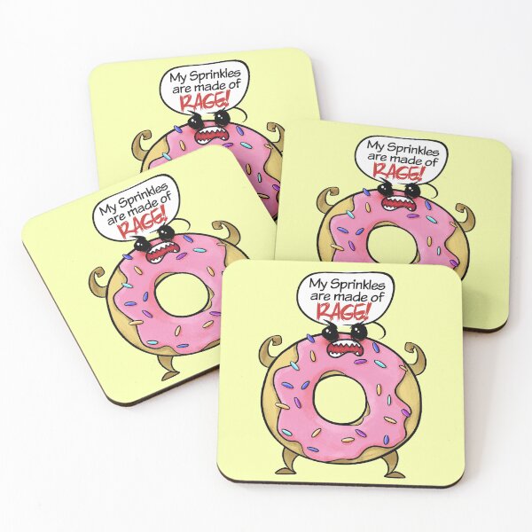 Item preview, Angry Doughnut designed and sold by Little Beetle Works.