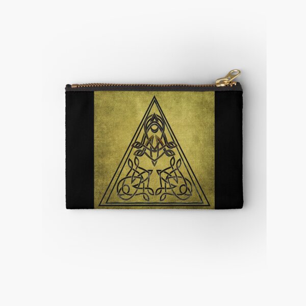 Item preview, Celtic Triangle Golden Metalwork designed and sold by GrimalkinStudio.