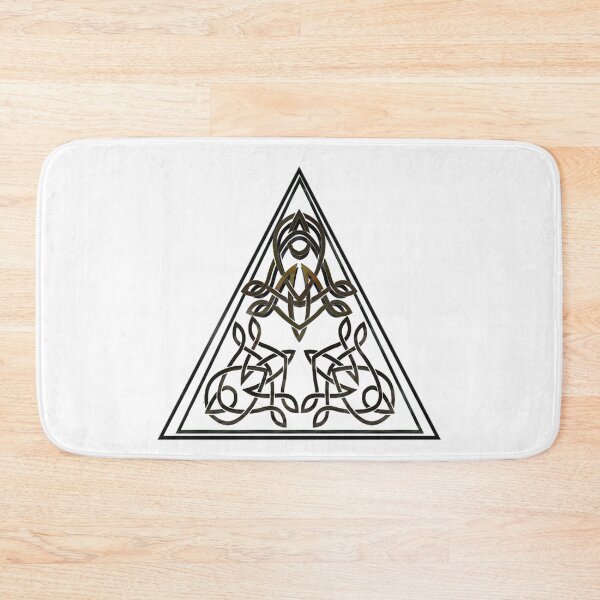 Item preview, Celtic Triangle Golden Metalwork designed and sold by GrimalkinStudio.