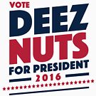 Deez Nuts For President by Tabner