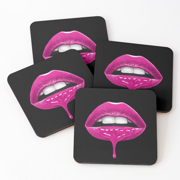 Item preview, Lip Drip Pink Artwork designed and sold by GlowinUp Shop.