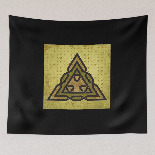 Item preview,  Celtic Tri Symbol Vintage Gold  designed and sold by GrimalkinStudio.