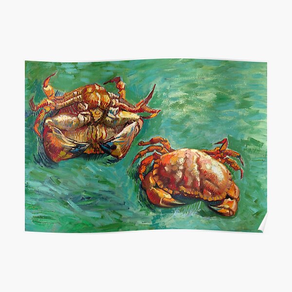 Vincent van Gogh - Two Crabs Poster