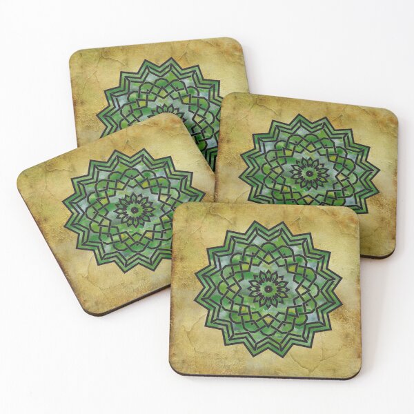 Item preview, Celtic Symbol Green Watercolor designed and sold by GrimalkinStudio.