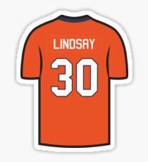 Phillip Lindsay Jersey - Orange Edition Sticker
