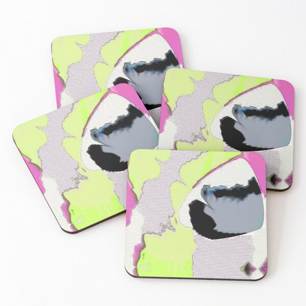 Item preview, Abstract Pink Lime and Grey designed and sold by Ladydi.