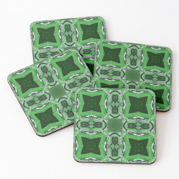 Item preview, Green Quadrant Pattern designed and sold by Ladydi.