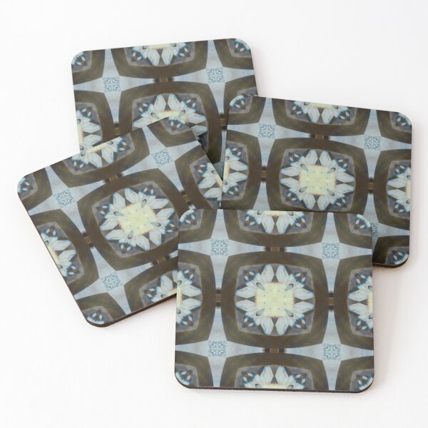 Item preview, Fringed Petals on Pale Blue Pattern designed and sold by Ladydi.