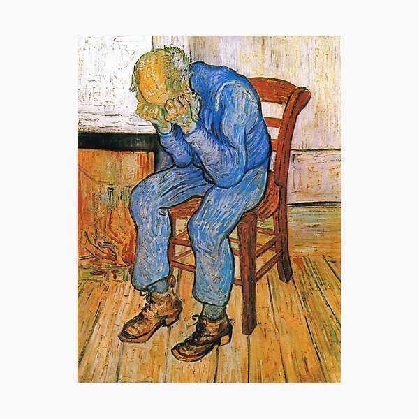 Vincent van Gogh - Sorrowing old man Photographic Print