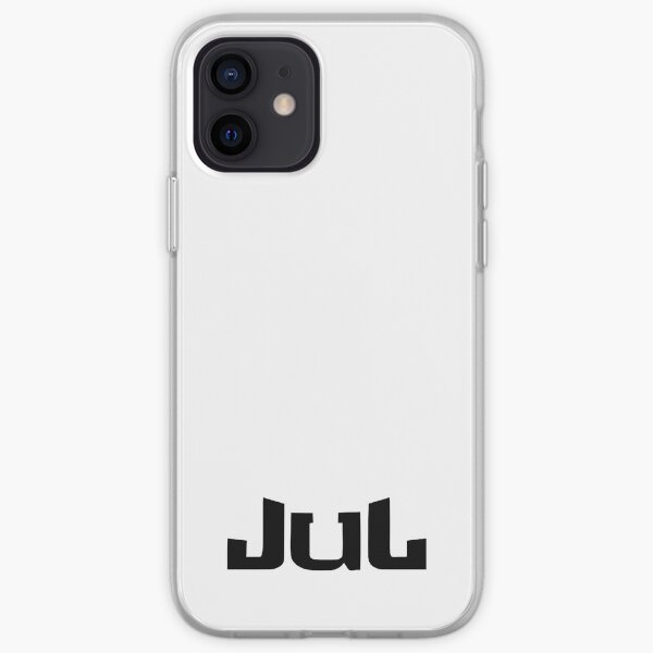 JUL logo noir Coque souple iPhone