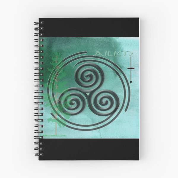 Item preview,  Teal Watercolor Ailim Celtic Symbol designed and sold by GrimalkinStudio.