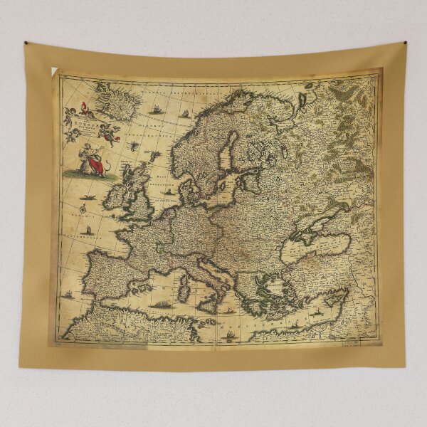 Item preview, Map of Europe by Frederico de Wit (circa 1700) designed and sold by allhistory.
