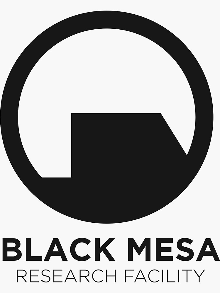 black mesa research facility vinyl decal