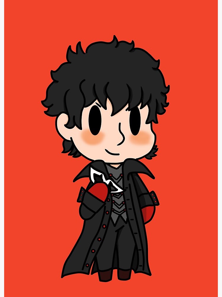 Persona 5 Joker Chibi Art Board Print By Vocalist2d Redbubble