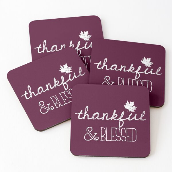 Item preview, Thankful and Blessed Distressed designed and sold by vakariandesigns.