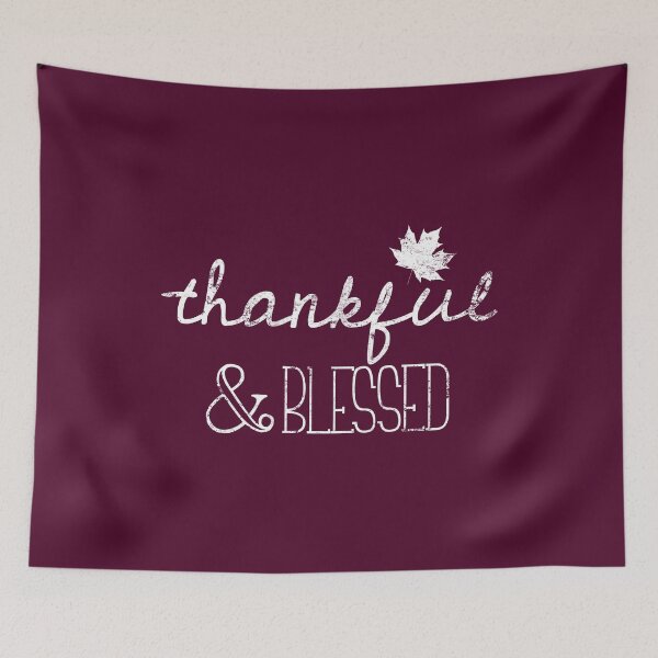 Item preview, Thankful and Blessed Distressed designed and sold by vakariandesigns.