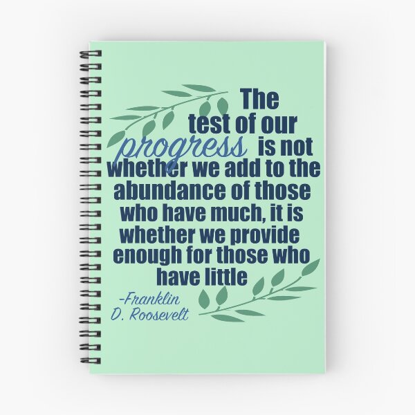 Item preview, Inspirational FDR Philanthropist Quote designed and sold by Epic Love Designs.