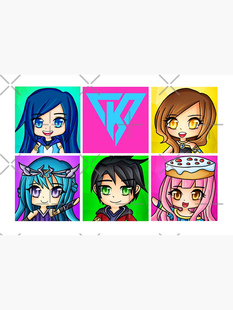 Funneh and the Krew Anime Style by TheBeatlesArt