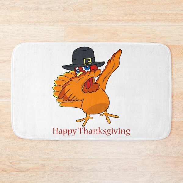 Item preview, Dabbing Turkey with Pilgrim Hat Happy Thanksgiving graphic designed and sold by tronictees.