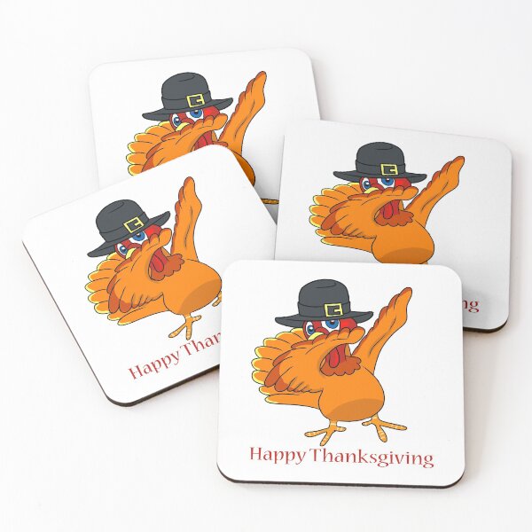 Item preview, Dabbing Turkey with Pilgrim Hat Happy Thanksgiving graphic designed and sold by tronictees.
