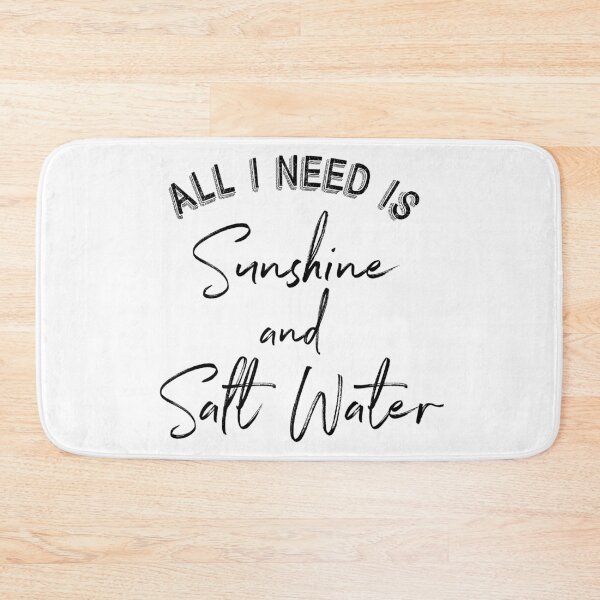 Item preview, Cute All I Need Is Sunshine and Salt Water product print designed and sold by tronictees.