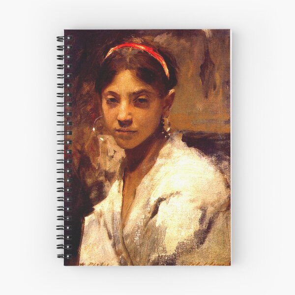 Item preview, John Singer Sargent - Head of a Capri Girl designed and sold by ArtExpression.