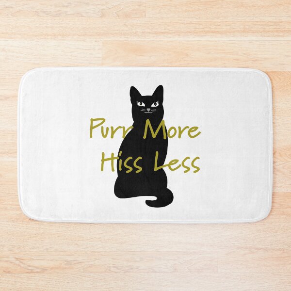 Item preview, Purr More Hiss Less designed and sold by GrimalkinStudio.