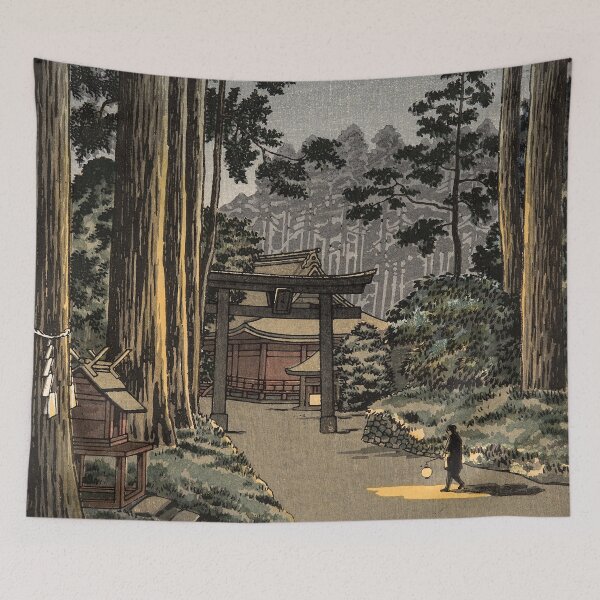 Item preview, Tsuchiya Koitsu - Futarasan, Nikko, Mountain Temple designed and sold by ArtExpression.