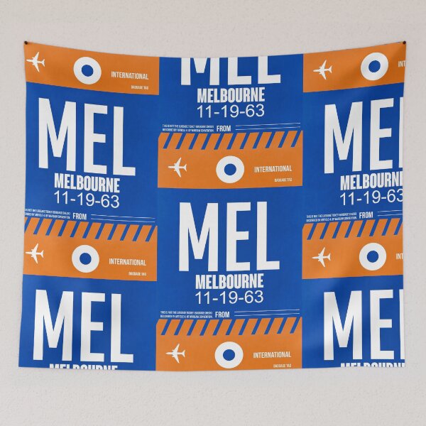 Item preview, Melbourne Luggage Tag 2 designed and sold by Irina March.