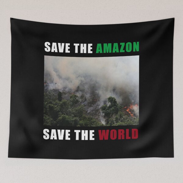 Item preview, SAVE THE AMAZON | SAVE THE WORLD T-SHIRT designed and sold by willowbee24.