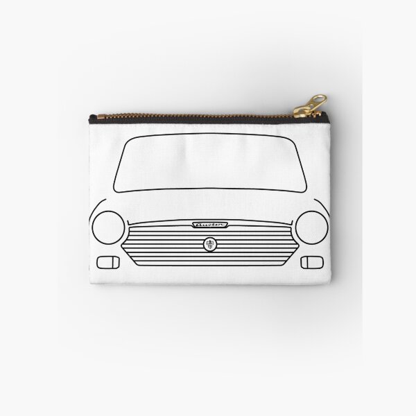 Item preview, Austin 1100 classic car outline graphic (black) designed and sold by soitwouldseem.