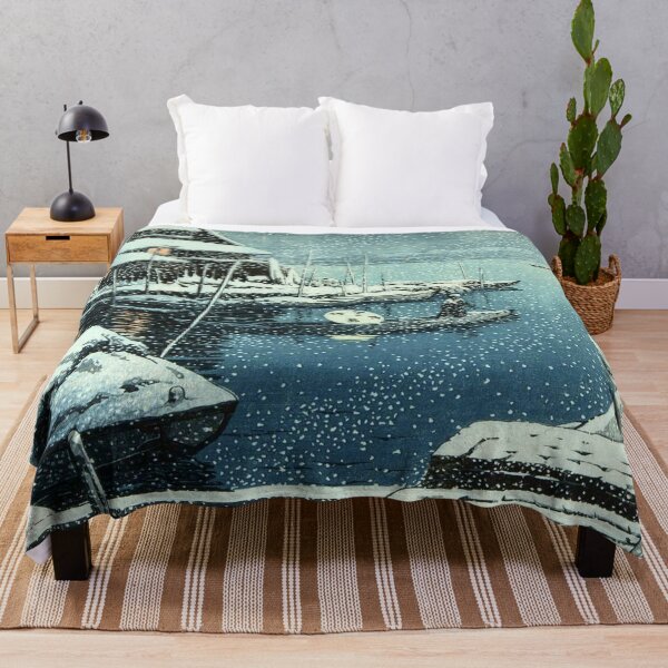 Item preview, Kawase Hasui - Snow in Mukojima designed and sold by ArtExpression.