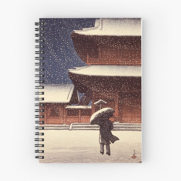Item preview, Kawase Hasui - Zojoji Temple in Snow designed and sold by ArtExpression.