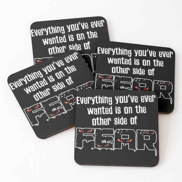 Item preview, Everything you've ever wanted is on the other side of fear. designed and sold by Kam-designs.