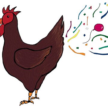 Artwork thumbnail, Party Chicken by thepinkwoobie